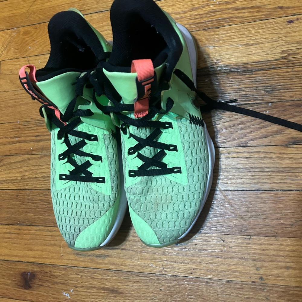 Nike Green and Orange Athletic Shoes